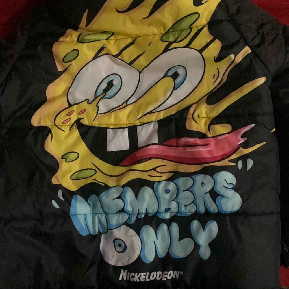 Members Only SpongeBob Jacket - medium